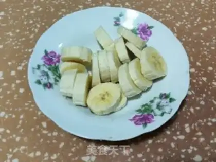Make Banana peanuts, soybeans step 2