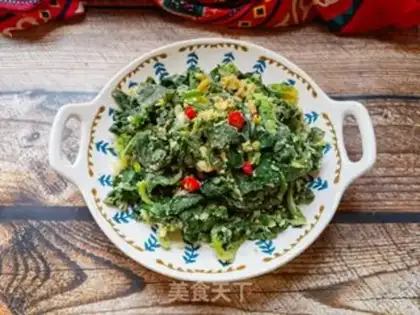 Make Scrambled spinach step 15