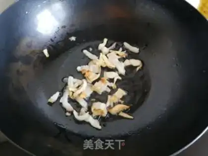 Make Salted radish rice step 2