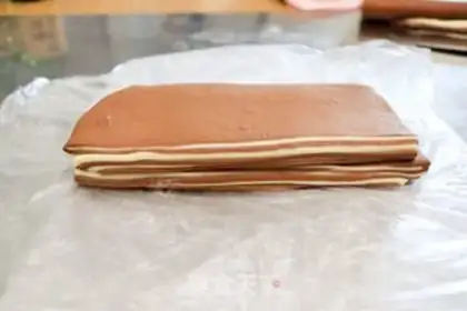 Make Zebra brick toast step 10