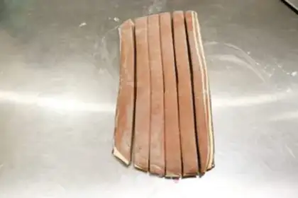 Make Zebra brick toast step 11