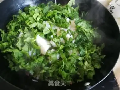 Make Salted radish rice step 5