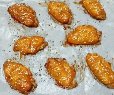 Make Honey-cooked chicken wings step 14