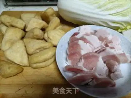 Make Tofu cabbage step 0
