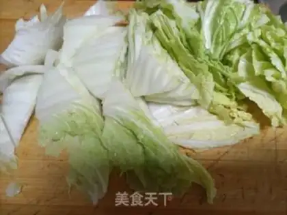 Make Tofu cabbage step 2
