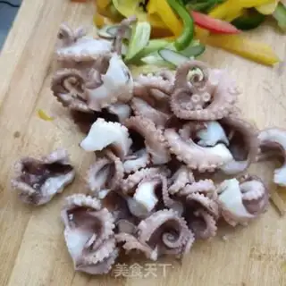 Make Carpenter fried the octopus step 5
