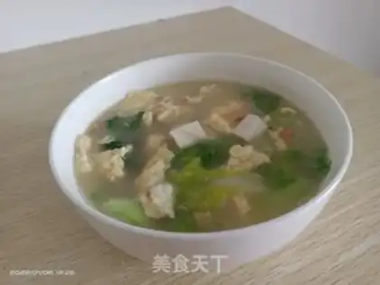 Make Egg tofu soup step 7