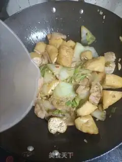 Make Tofu cabbage step 13