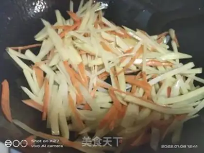 Make Carrot with potatoes step 2