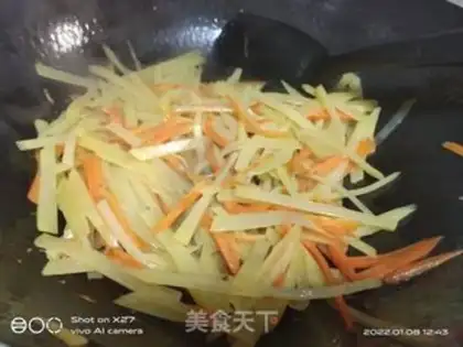 Make Carrot with potatoes step 4