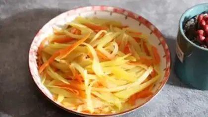 Make Carrot with potatoes step 5