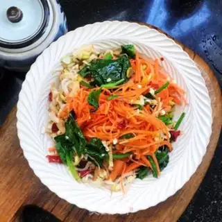 Make Oily carrots and chords step 8