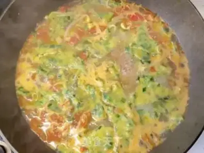 Make Eggs and pasta step 19