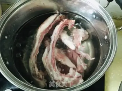 Make A lamb chop and radish step 1
