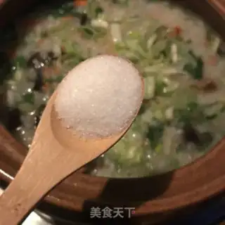 Make Carrot and egg porridge step 10
