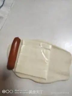 Make A mini ham sausage roll step 7