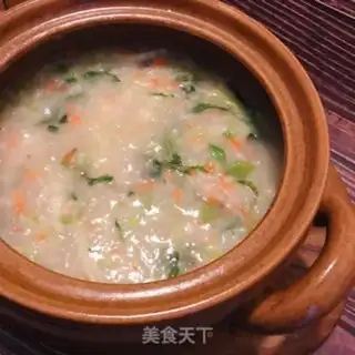 Make Carrot and egg porridge step 13