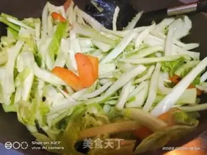 Make Garlic cabbage step 3