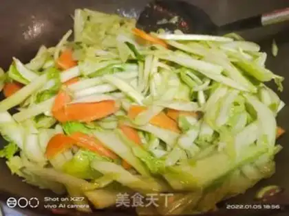 Make Garlic cabbage step 5