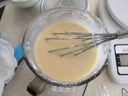 Make Blueberry marfin cake step 4