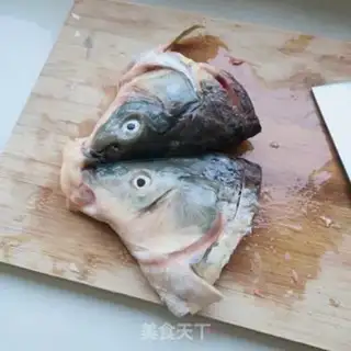 Make Vegetable fish head step 1