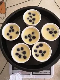 Make Blueberry marfin cake step 7