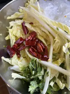 Make A cabbage fan step 4