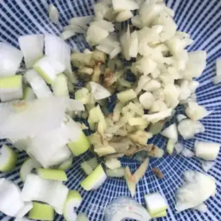 Make Scrambled with red potato powder step 4