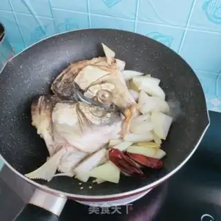 Make Vegetable fish head step 5