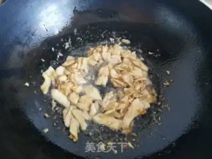 Make Chicken mushroom mustard step 2