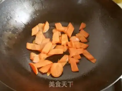 Make Carrot, double flowers step 2