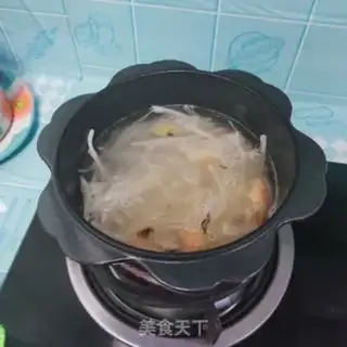 Make Porridge with radish shrimp step 6