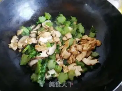 Make Chicken mushroom mustard step 4