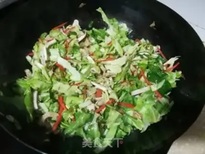 Make Scrambled meat and powdered pork step 6