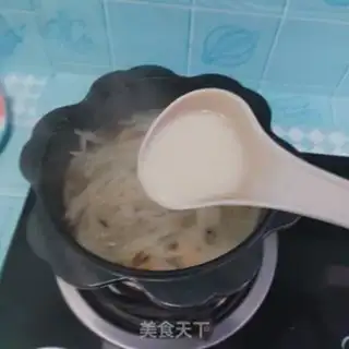 Make Porridge with radish shrimp step 8