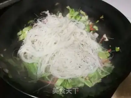 Make Scrambled meat and powdered pork step 7