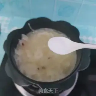 Make Porridge with radish shrimp step 9