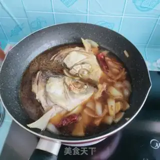 Make Vegetable fish head step 11