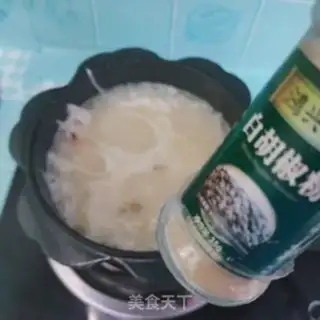 Make Porridge with radish shrimp step 10