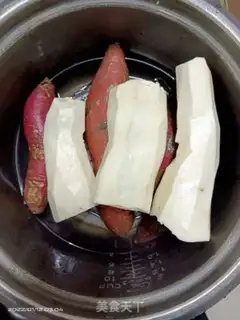 Make Steam cassava melon step 0