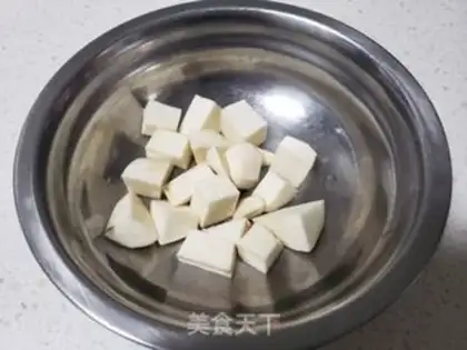 Make Red potato rice step 1