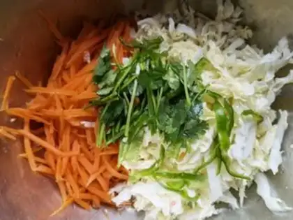 Make Carrot and cabbage step 4