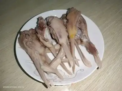 Make Pepper salt duck chin step 5