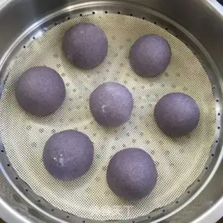 Make Black rice buns step 6