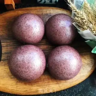 Make Black rice buns step 12
