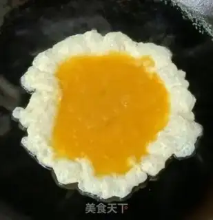 Make Ham sausage fried eggs step 6