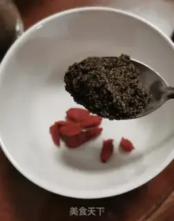 Make Black sesame powder step 6