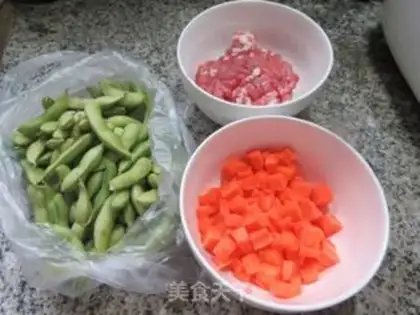 Make Meat carrots, beans step 0