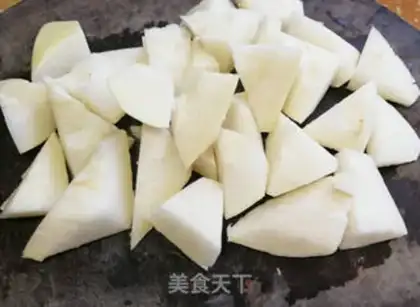 Make Salted radish potatoes step 3