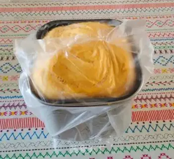 Make Pumpkin mud bread step 4